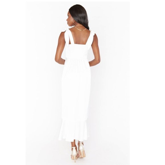 Show Me Your MuMu White Midi Dress - Picture 6 of 15